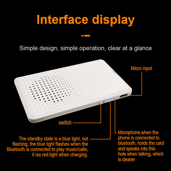2020 newest Thinnest smallest bluetooth speaker LWS-9006